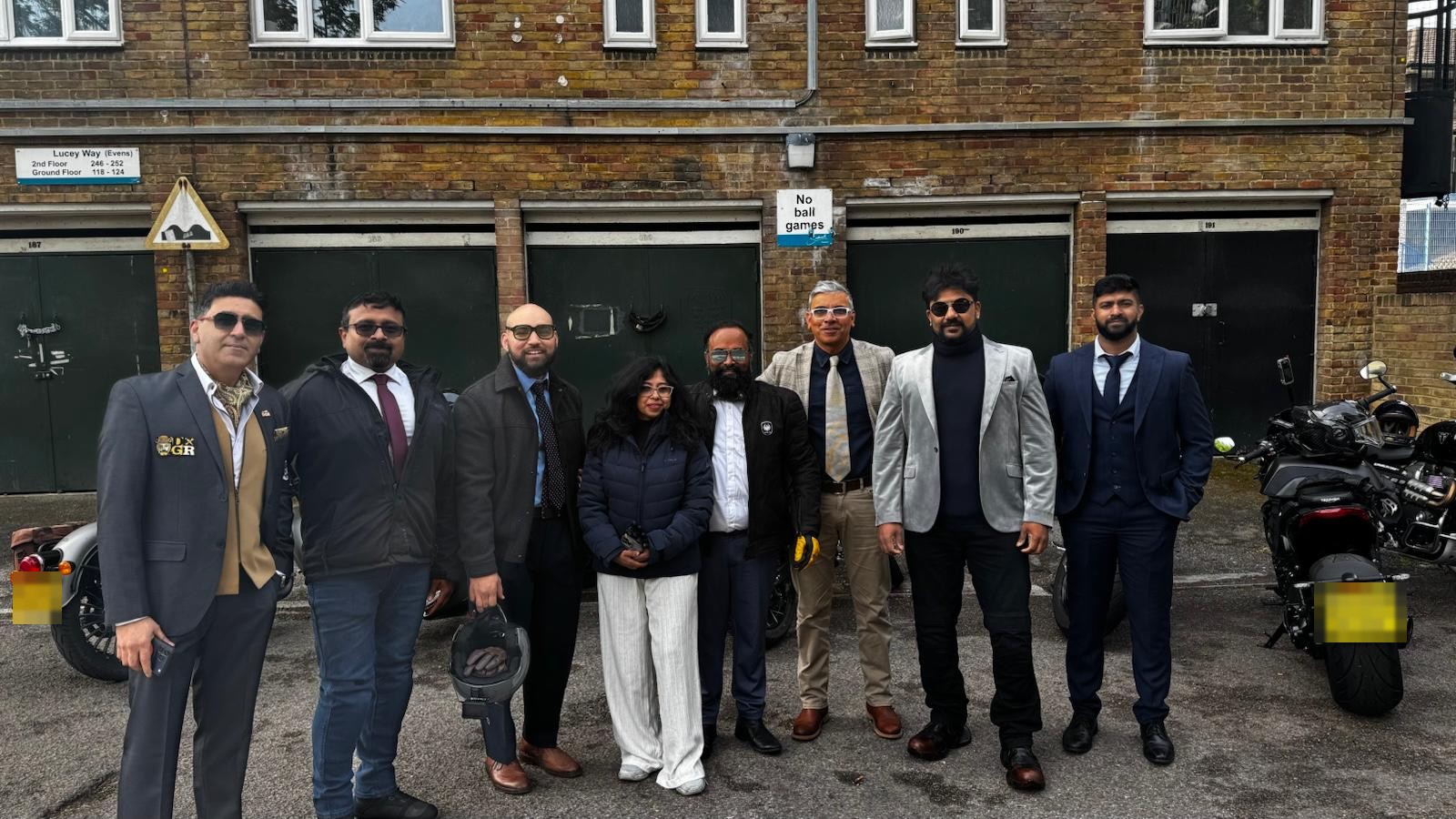 The Tribe in suits at the Distinguished Gentleman&rsquo;s Ride